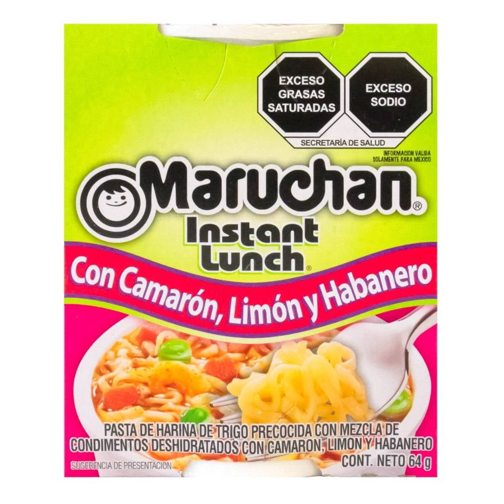 Maruchan Instant Lunch 64 Grs Camaron Chile