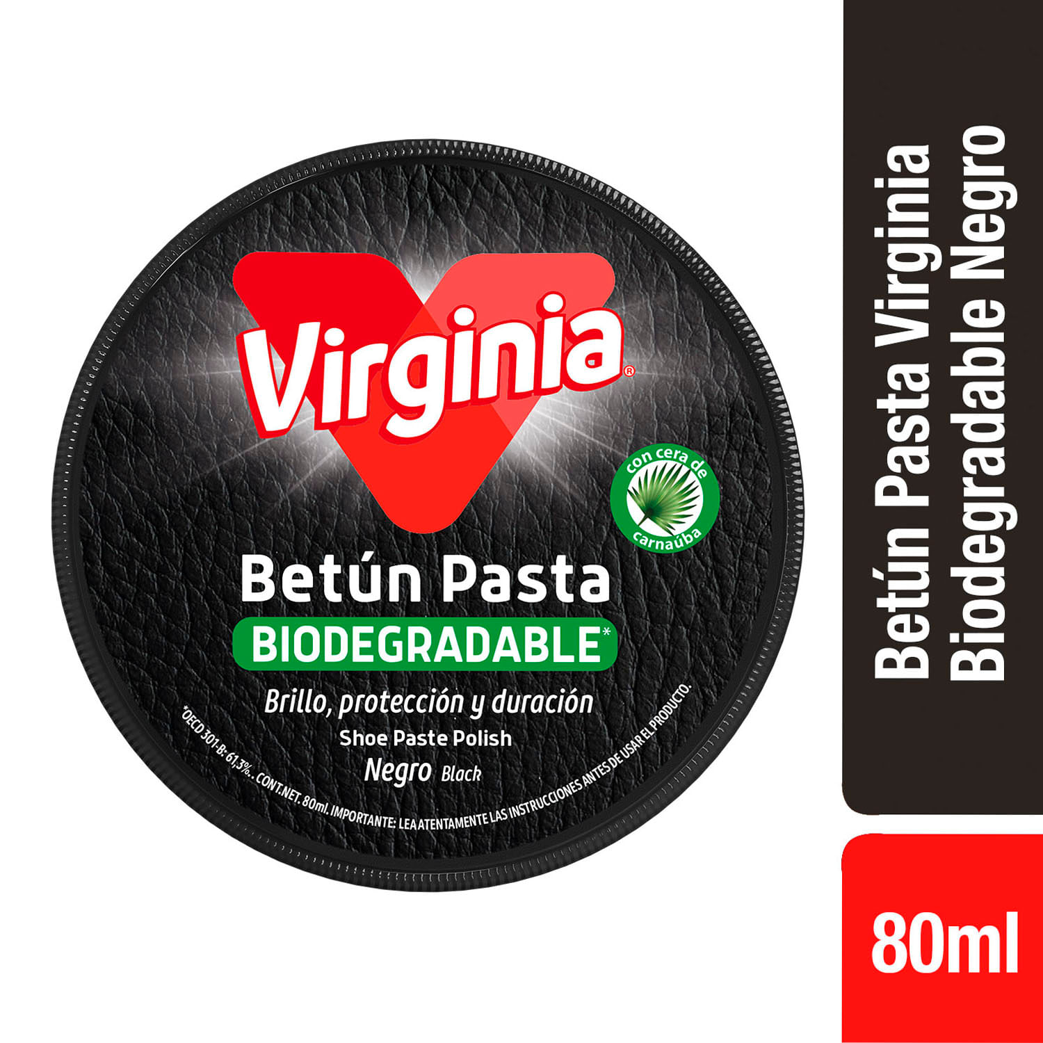 Betun Pasta Virginia Negro 4X12X80Ml