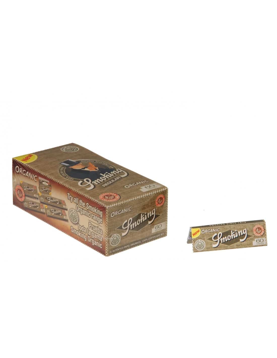 Smoking Papel Organic Medium 24Dsx25Un