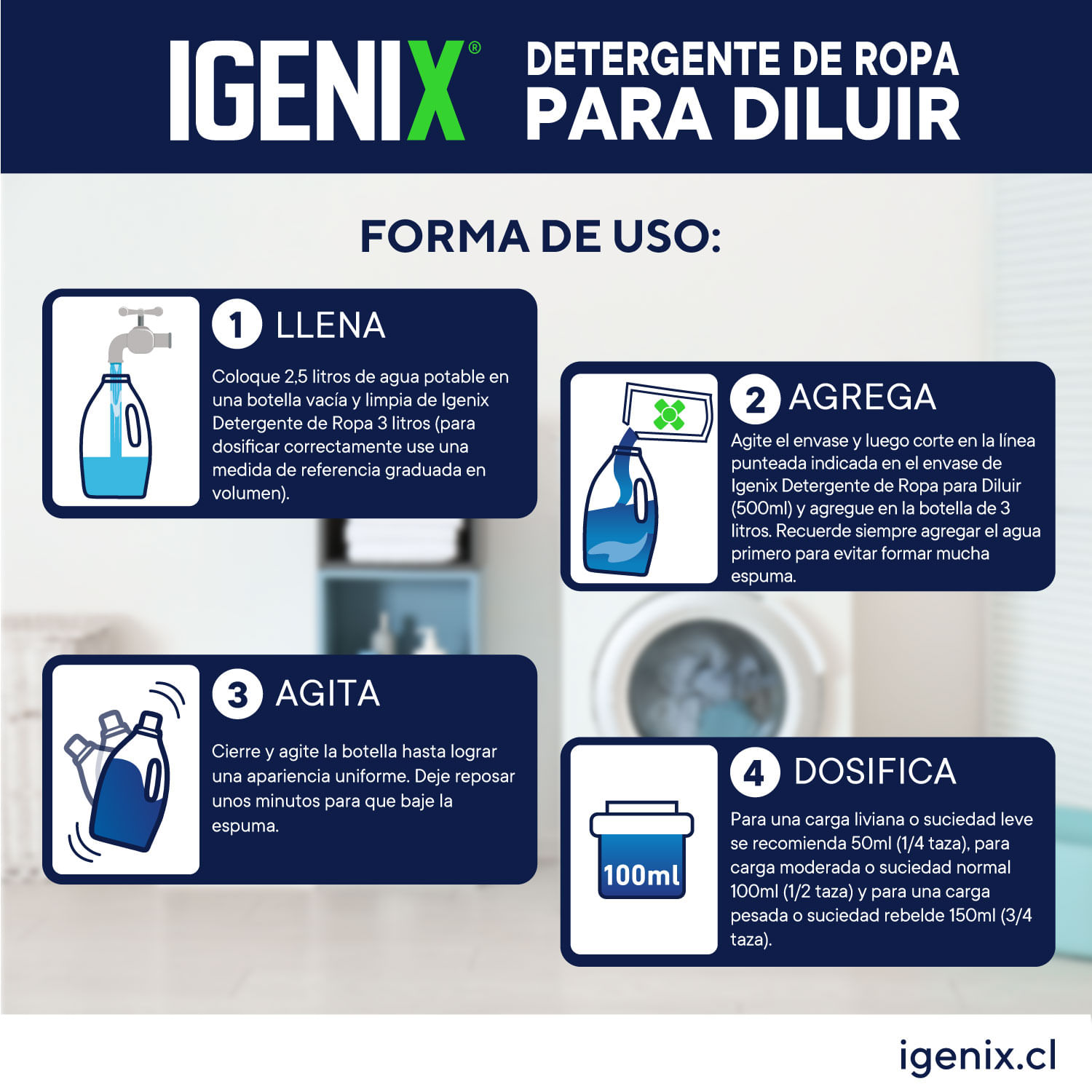 Detergente Diluir Igenix Dp 12X500Ml