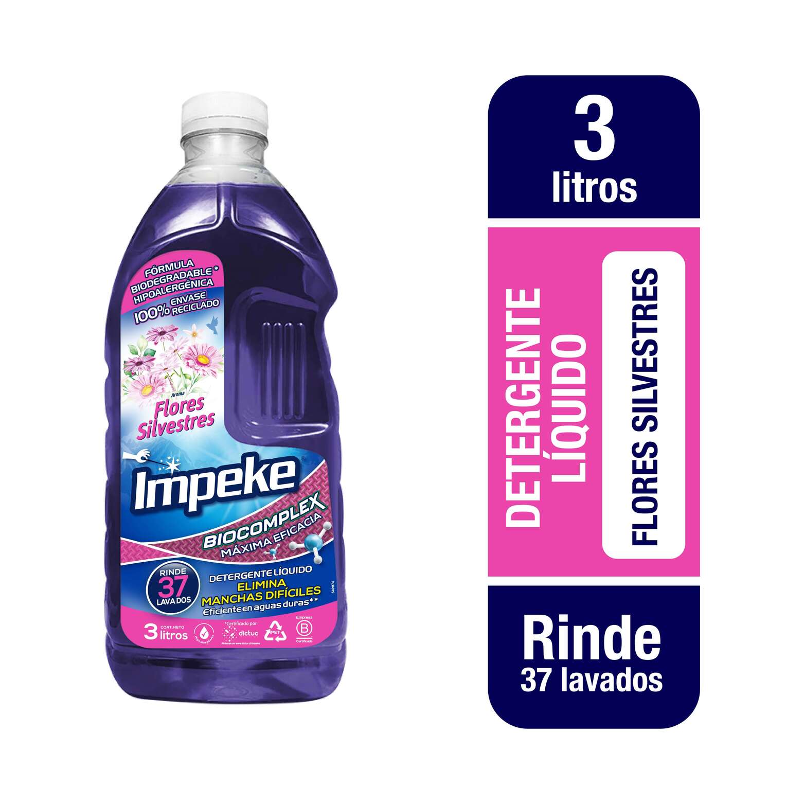 Detergente Flores Silves Tres 3Lt Impeke