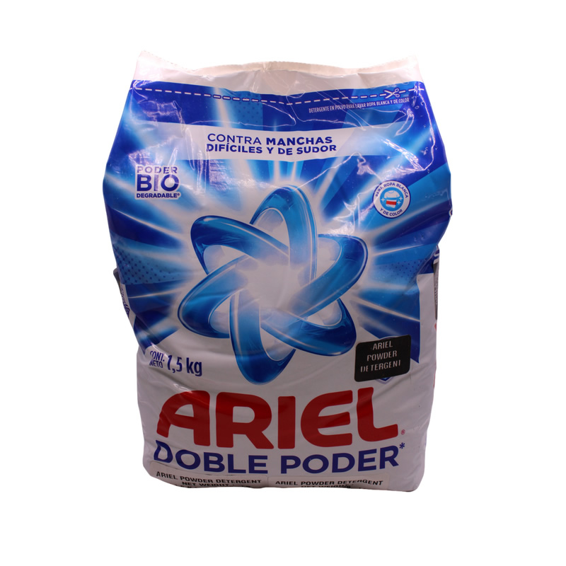4 Ariel Regular Doble Poder 400G + 1 De Regalo