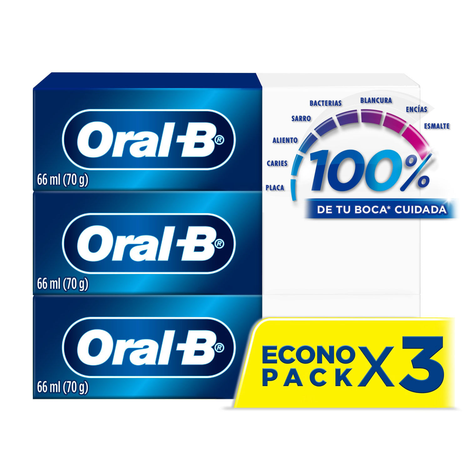 Pasta Oral B 100% 120Gx24It