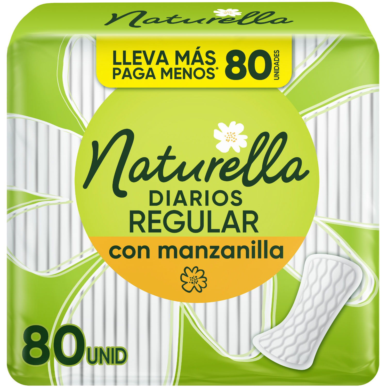 Protect Diarios Naturella Manz-Camomilla 80Unx12It