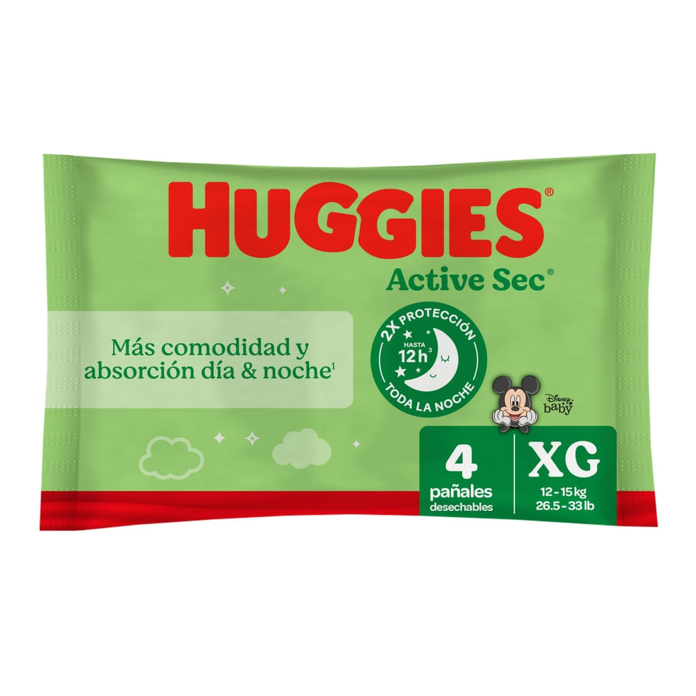 Panal Huggies Actsec Xg 8X12 Smurf