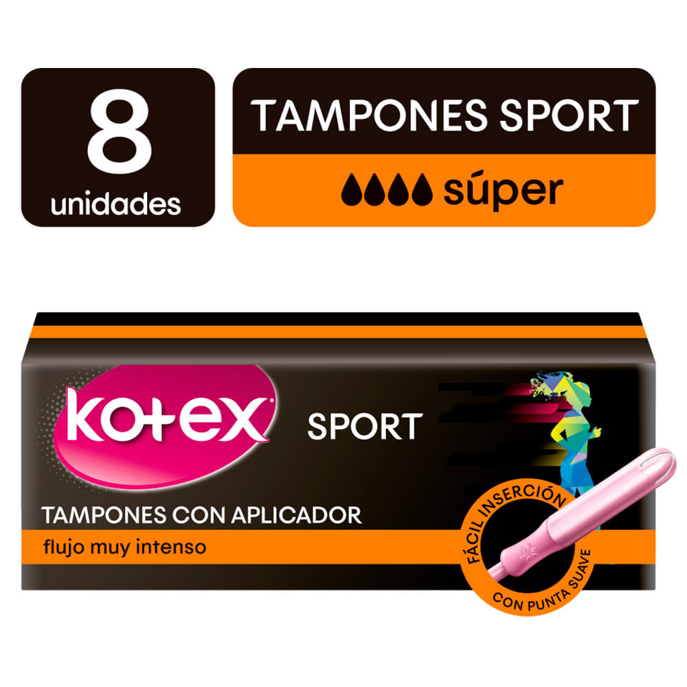 Kotex Tampones Con Aplicador 16X8 Super