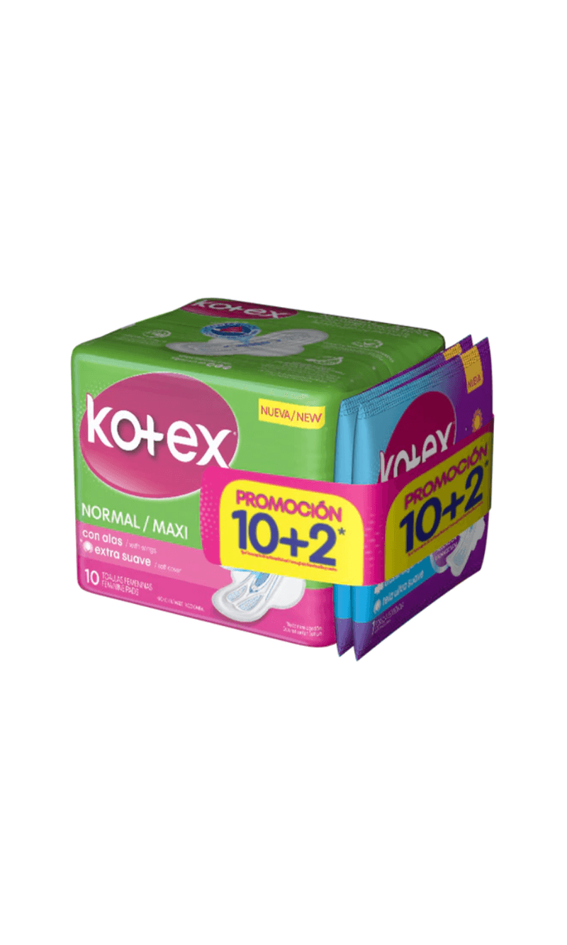 Toa Fem Kotex Noct Normal Tela 12X8