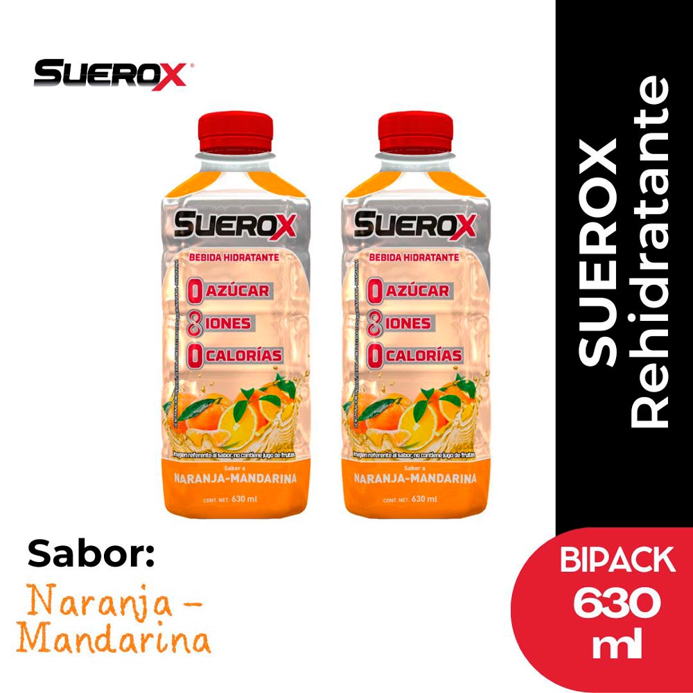 Suerox Naranja 12X630Ml Display