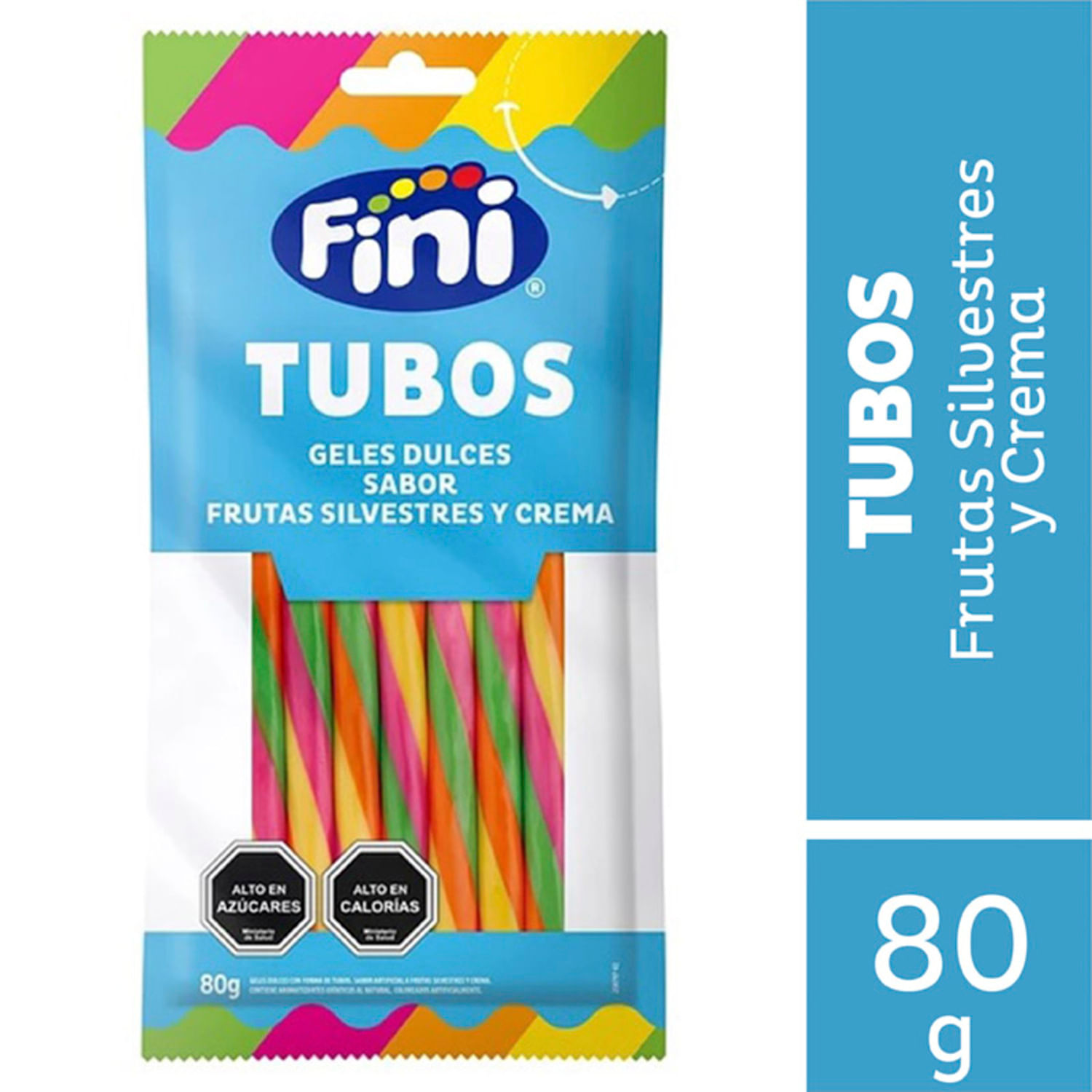 Tubos Twister Dulce Fini 80Gx12