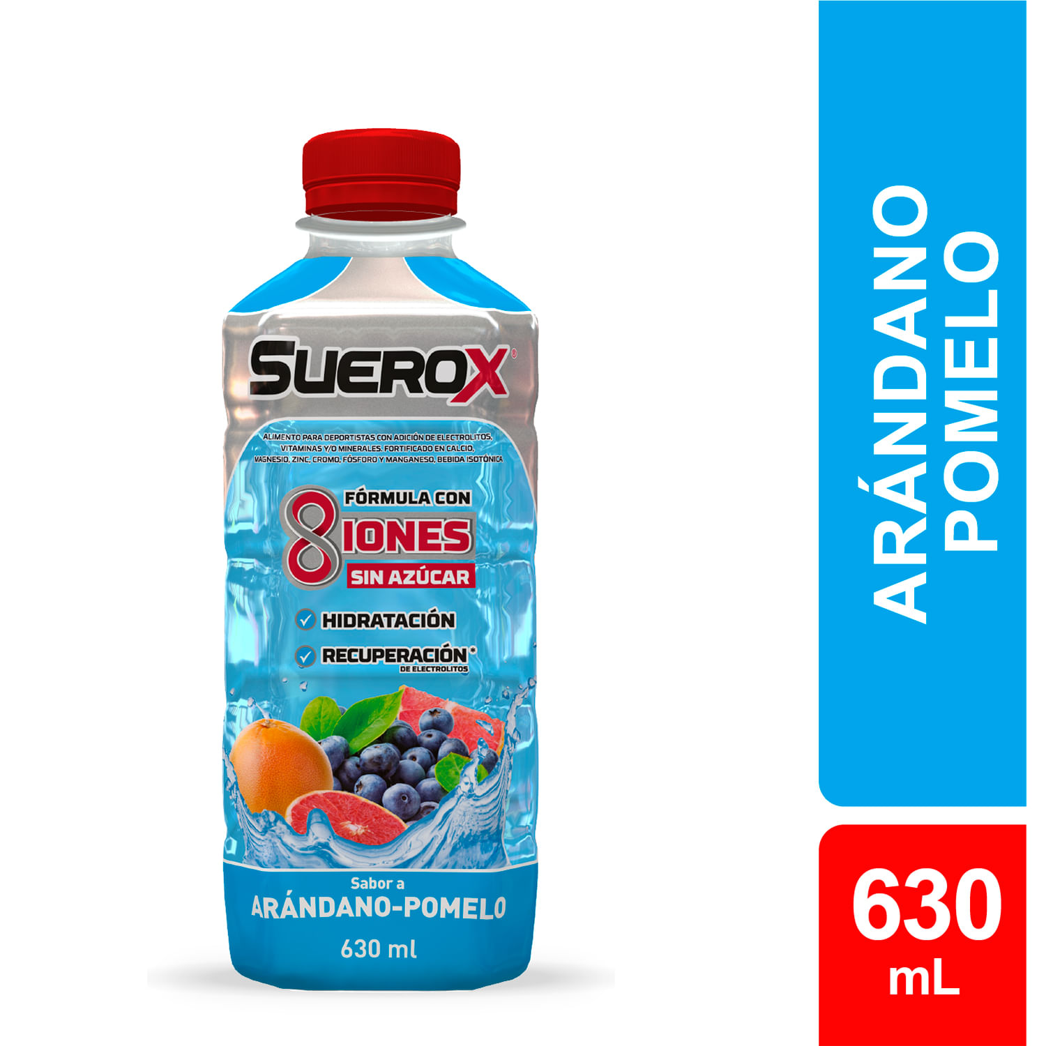 Suerox Tropical Blue 12 X 630 Ml