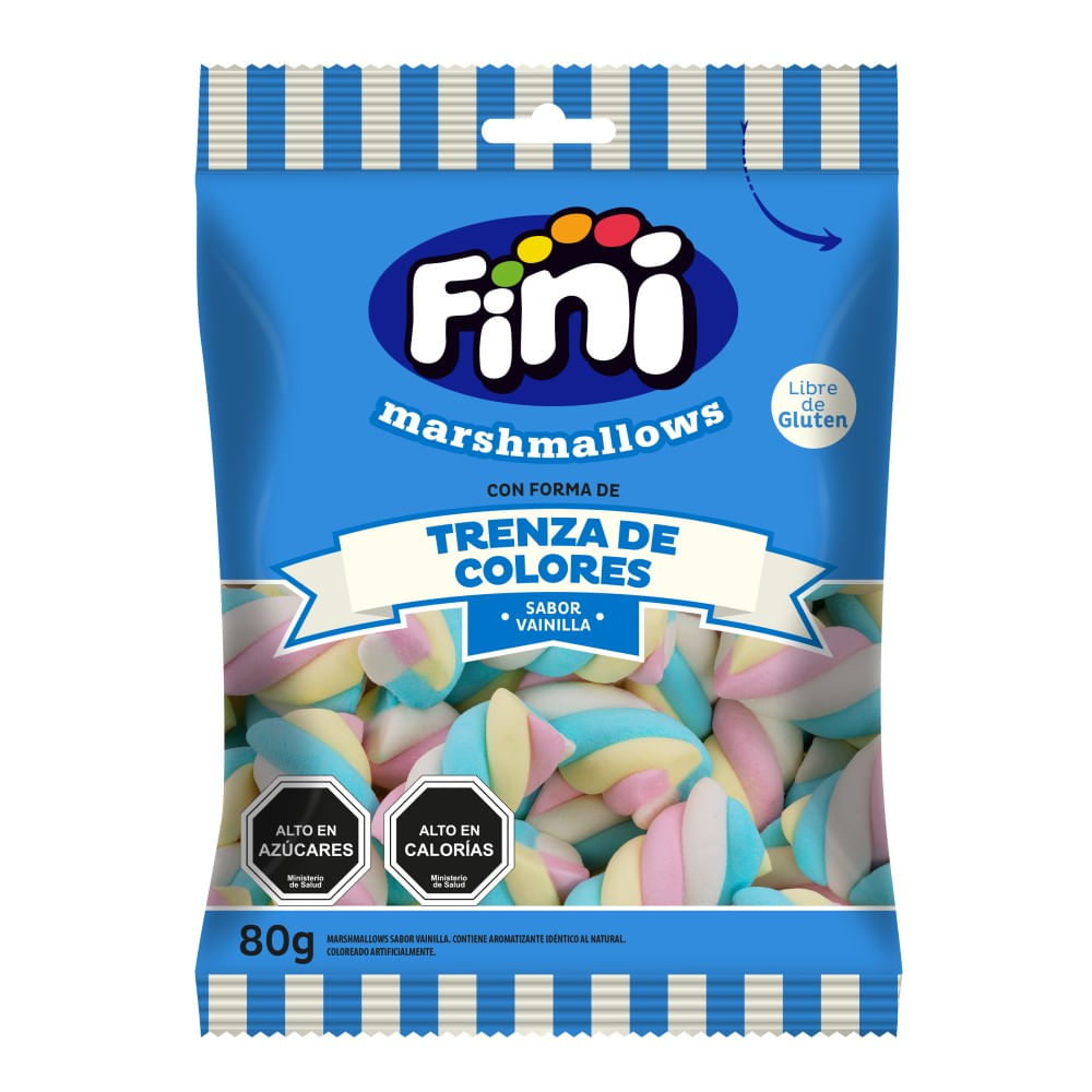 Marshmallows Trenza Blanca Fini 12X250G
