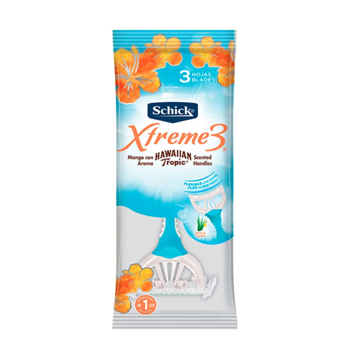 Shick Extreme3 Piel Delicada X 12