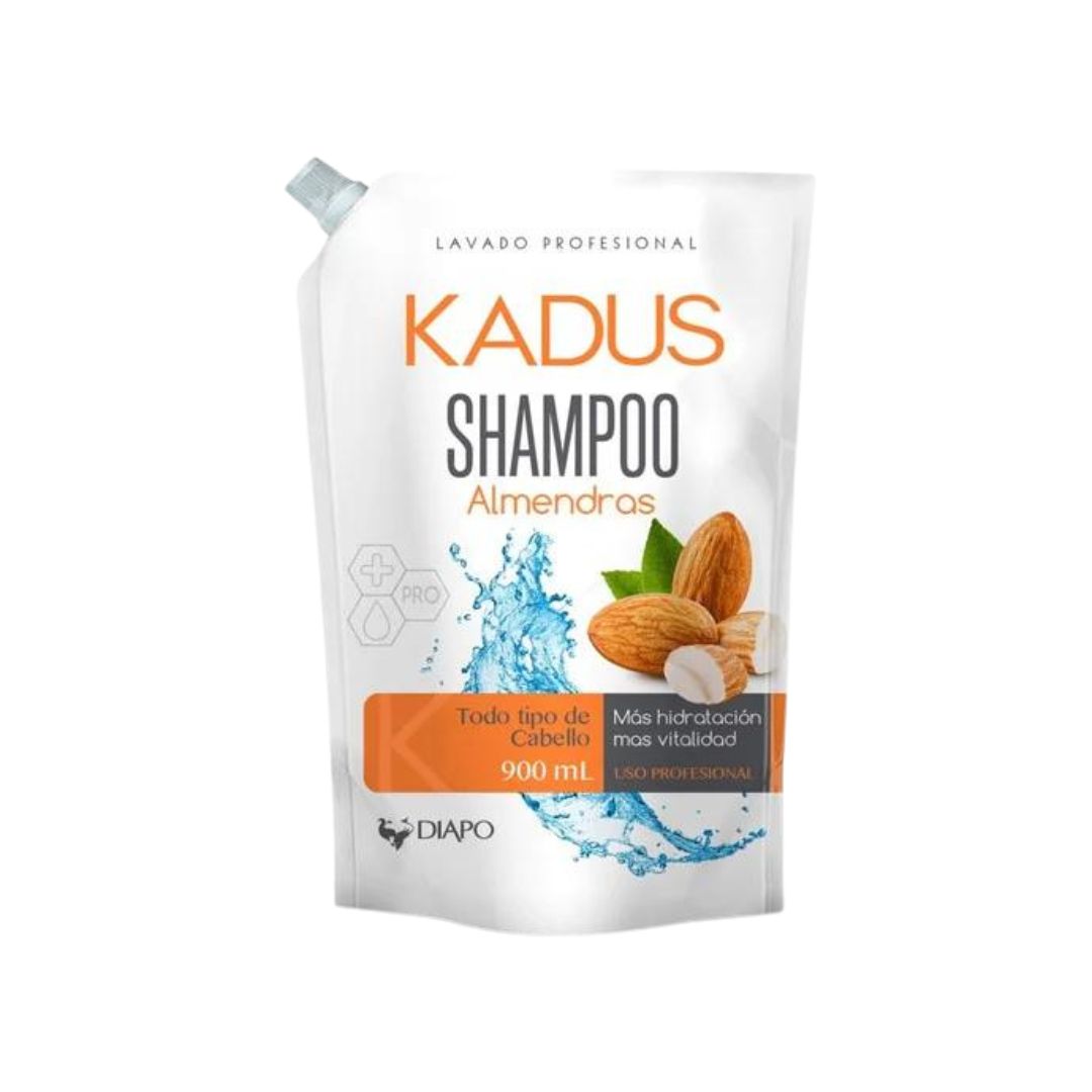 Shampoo Liquido Almendra Doypack 900Ml Kadus 10X1