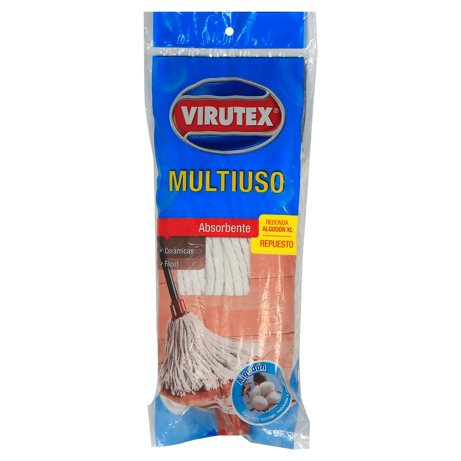 Mopa Redonda Algodon Rpto Clasica