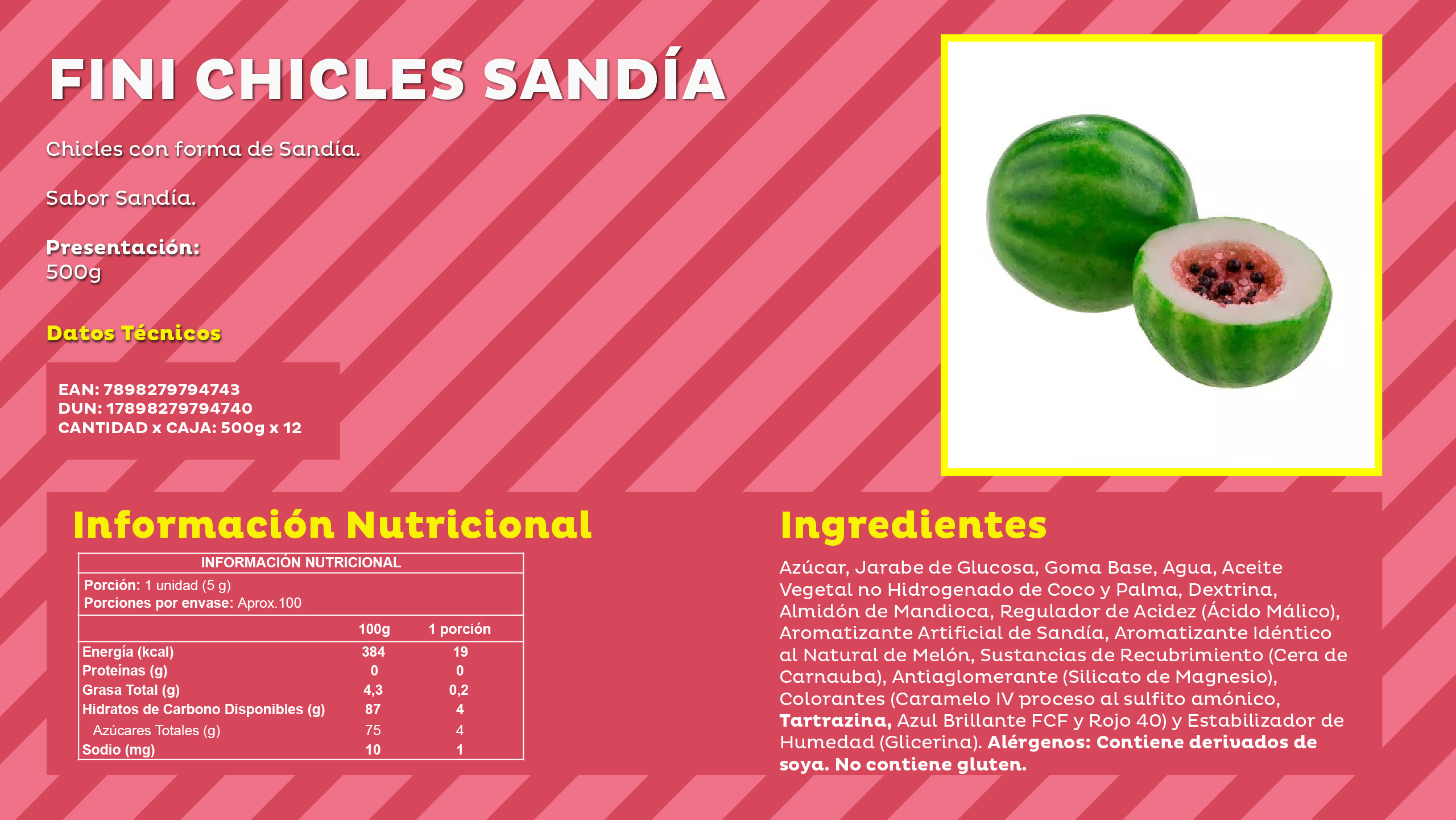 Chicles Sab Frutales Fini 12X18X14G