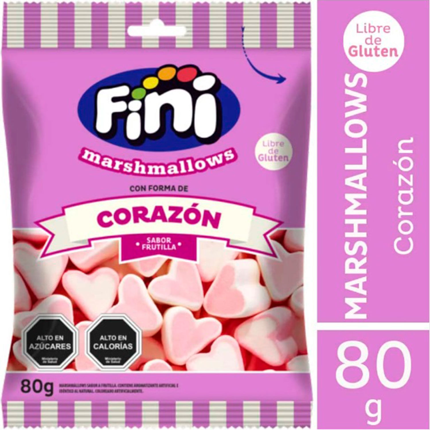 Marshmallows Corazon Fini 12X80G