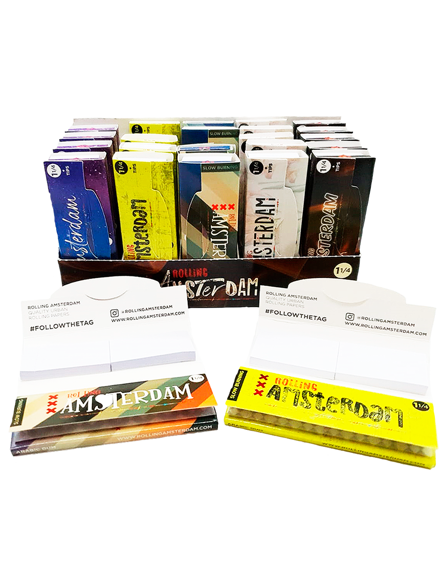 Papel Para Fumar Rolling Amsterdam Urban 20Unxdsx80