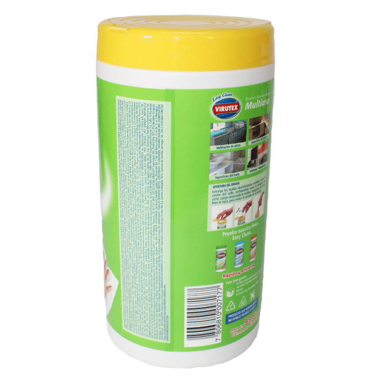 Toallas Desinfect Virutex Multiuso 75U-Easy Clean