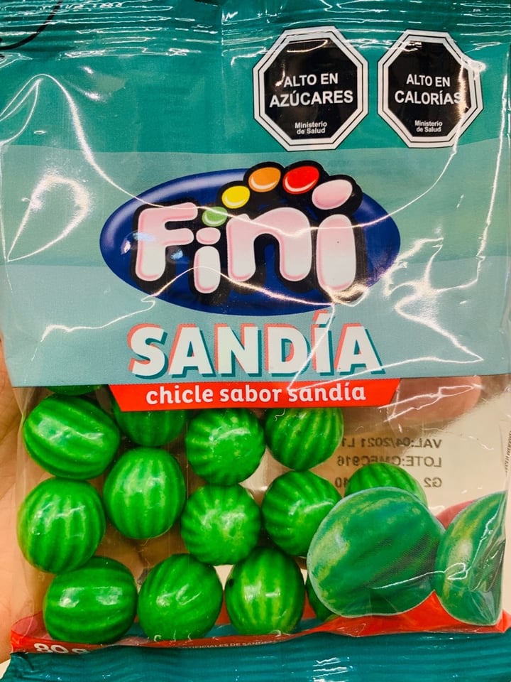 Chicle Sandia Fini 80Gx12