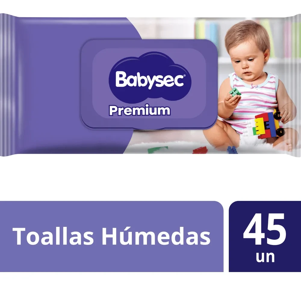 Toalla Humeda Babysec Premium Pack 45X3X8