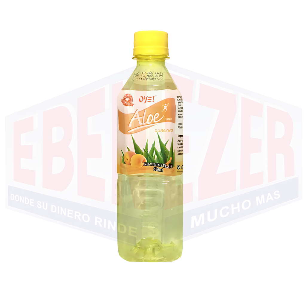 Agua Oye Aloe 24 X 500Ml Durazno