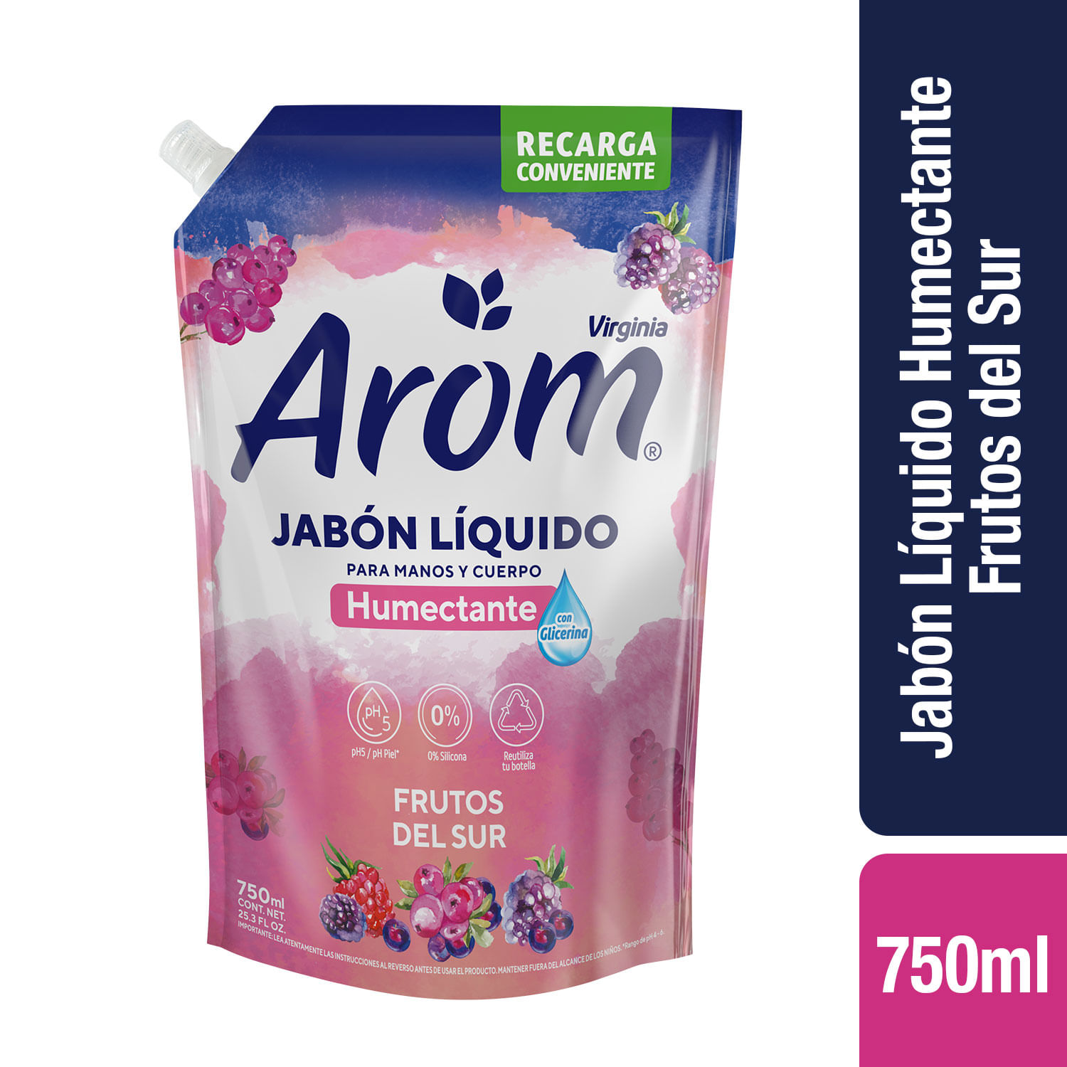 Arom Jabon Liquido Paraiso Floral Dp 750Ml 12Unxcj Un