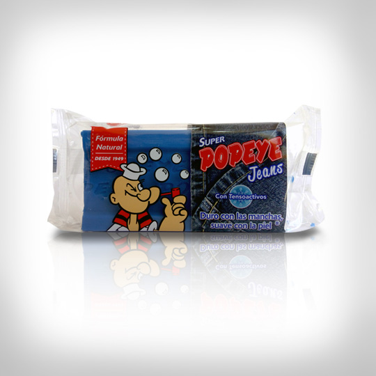 Jabon Popeye Super Blanco 40X170Grs